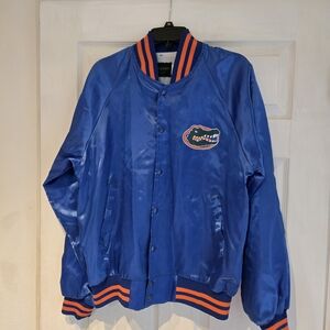 Vintage University of Florida Gators Bridgeport Satin Jacket Size Large